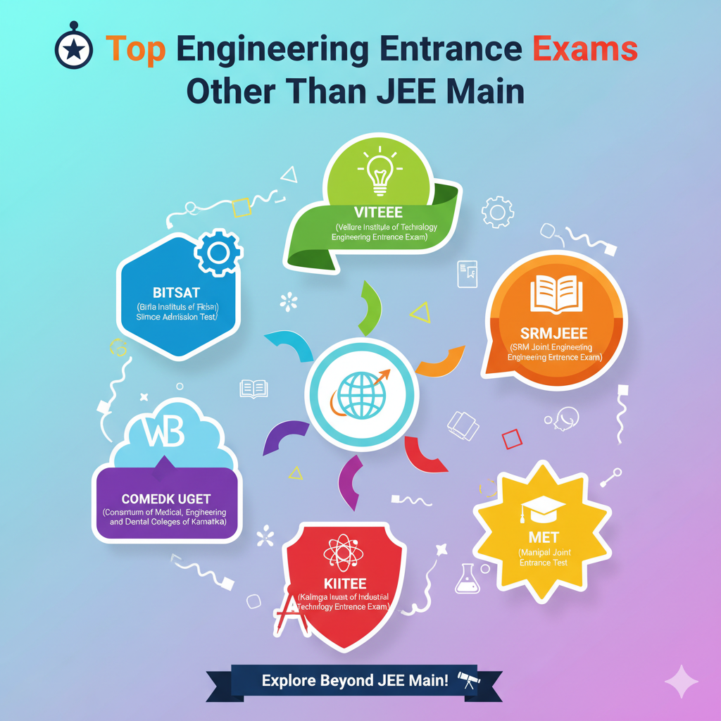 Top Engineering Entrance Exams other than JEE Mains