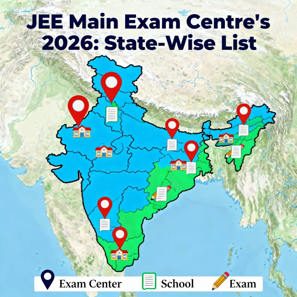 JEE Main Exam Center List