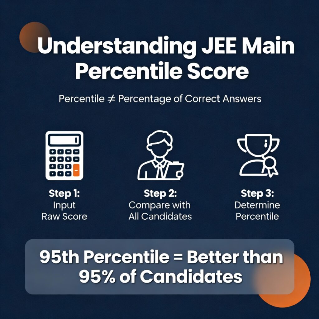 What is the JEE Main Percentile Score 2025?